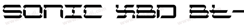 sonic xbd bt字体转换